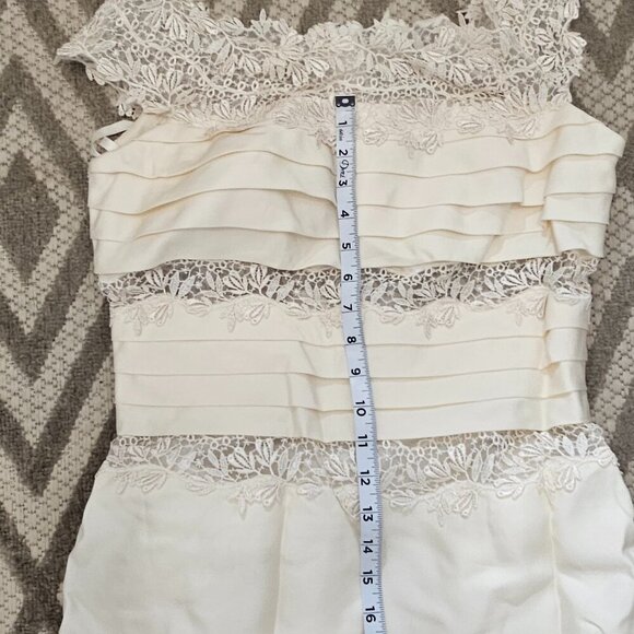 Le Sete of Pastore Ivory Silk Wedding Gown 12 NWT - Picture 10 of 10